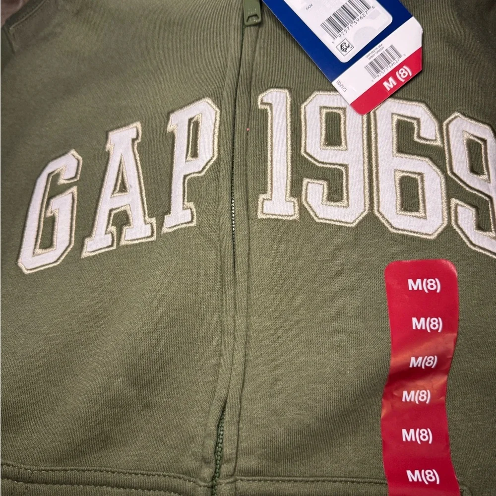 GAP Kid’s Varsity Inspired 1969 Logo Long Sleeve Hoodie Size M (8)
